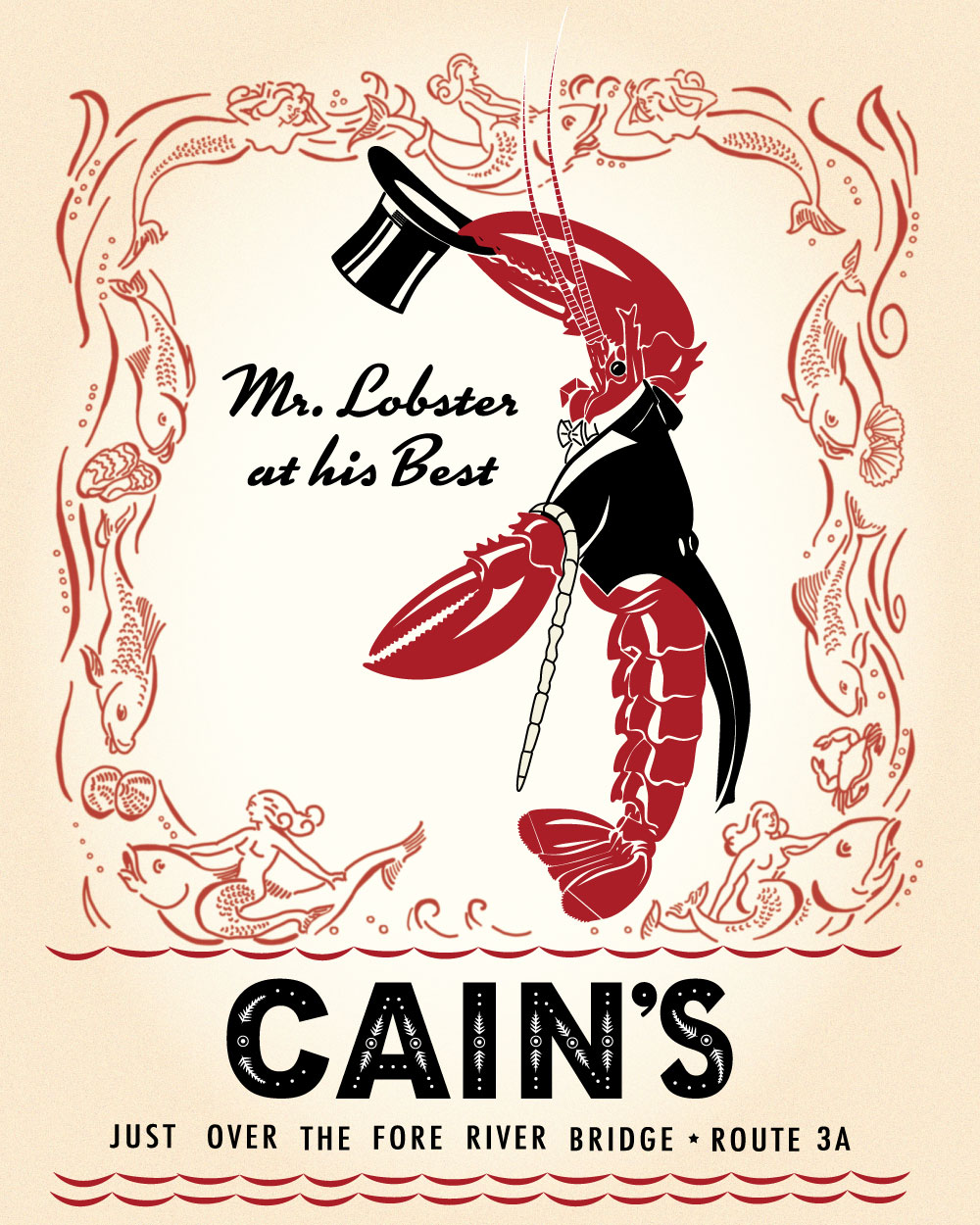 QwkDog Design Cain Mr. Lobster