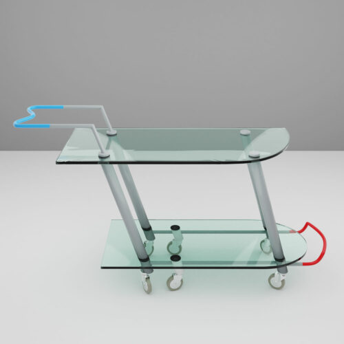 QwkDog 3D Memphis-Milano Mariscal Hilton Bar Cart