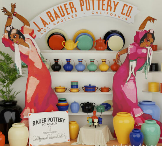 QwkDog 3D Bauer Pottery Window Gazing (color)