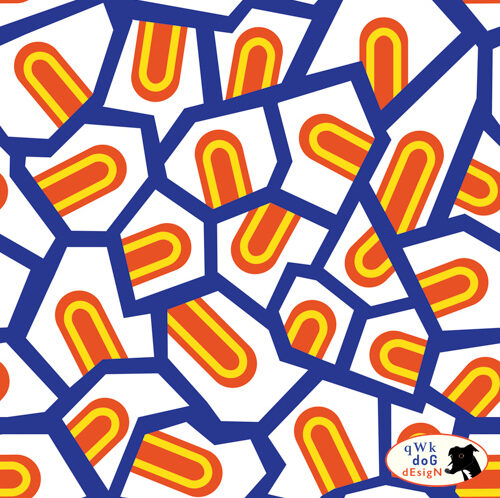 QwkDog Design Memphis Fabric