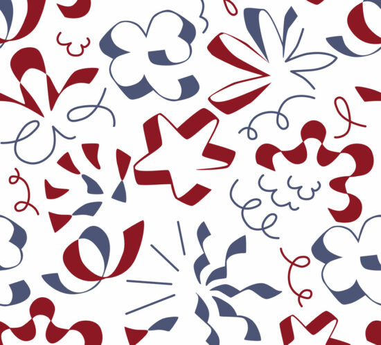 QwkDog Design Latour Ribbons Fabric Design